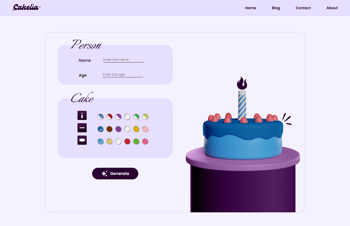 Cakelia screenshot